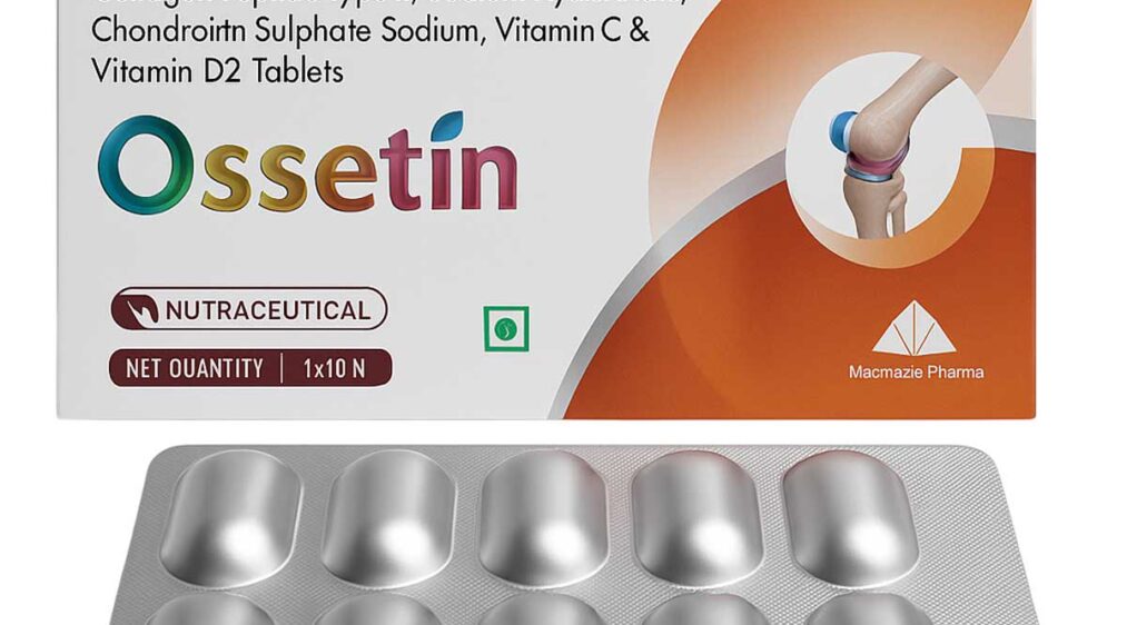 Tab. Ossetin Tablet – Bone Strength & Joint Health Support | 40% OFF